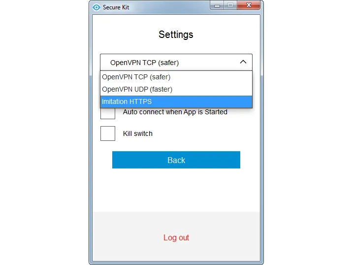 Hide the fact of using VPN in Secure Kit