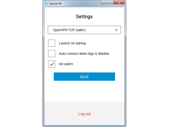 Blocking access to the Internet in Secure Kit