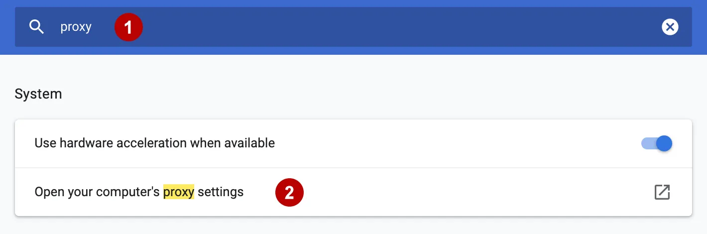 HTTP and Socks proxy settings in Google Chrome on macOS